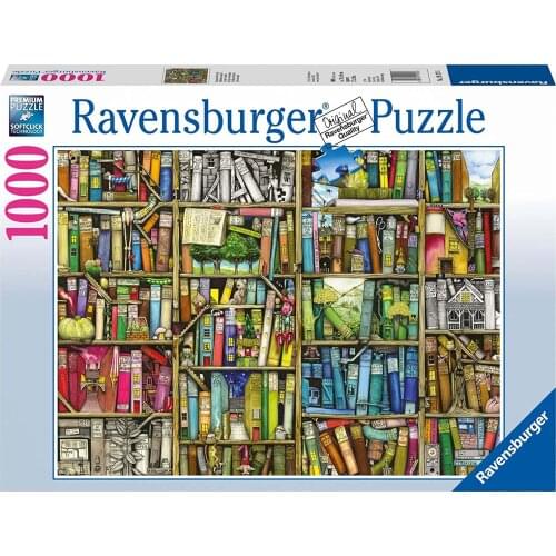 RAVENSBURGER 19137 PUZZLE 1000 PCs. The library BIZARRA