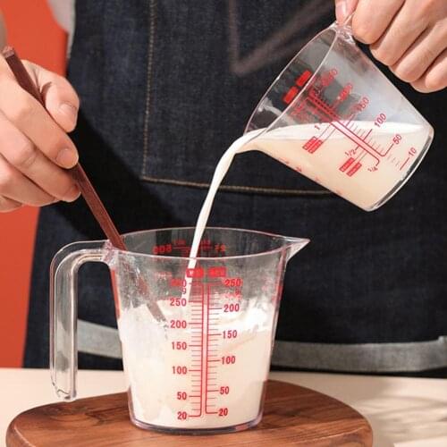 New Style Portable Measuring Cup Eco-friendly Clear Scale Plastic Measuring Device Cup for Home Kitchen Supplies Products