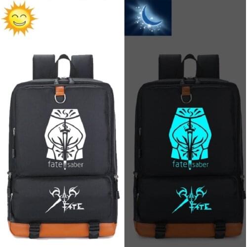 High Q Game Fate/Grand Order Backpack For Teenage unisex Large Capacity Luminous Backpack Large Capacity Travel Bags
