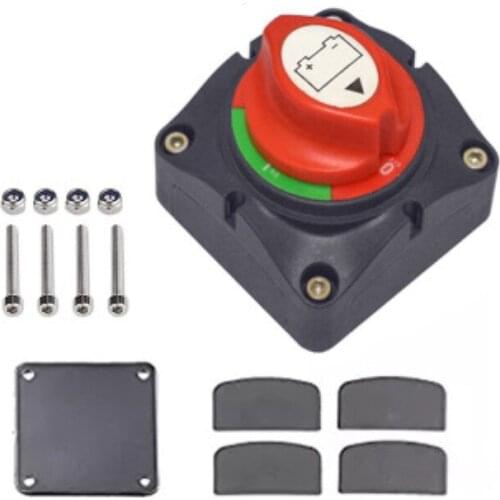 1pc 24V 600A High-current Automotive Power-off Switch Emergency Stop Pole Disconnect Separator Switch for RV Boat