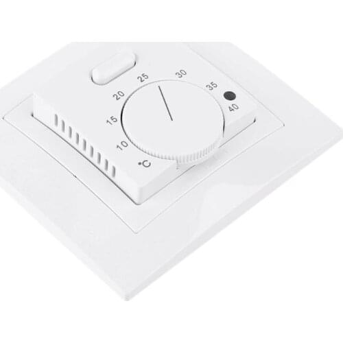 UnderFloor Electric Heating Room Thermostat 16A AC220~230V Save Energy Floor Heating Temperature Controller 86x86mm L38C