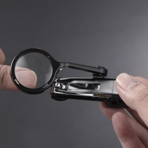 Trimmer Manicure Toe Scissor Maginify Pedicure Tool nail Finger Nail Cutter Clipper Magnifier Finger Toenail