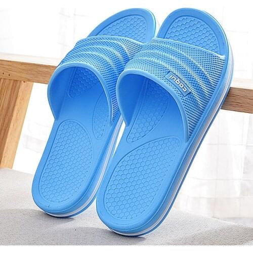 Unisex Indoor Slippers women EVA Non-slip Bathroom Sandal Slippers Men Summer Platform Slippers Large size Beach slippers