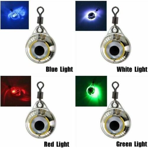 10PCS LED Fishing Lure Night Light Battery Powered Glow Underwater Attracting Fish Lamp Fishing Bait -Hot LED Fish lights