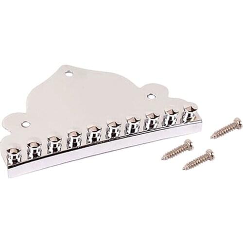 10 String Mandolin Tailpiece with Screws for Guitar Maker or Mandolin Replacement Accessories
