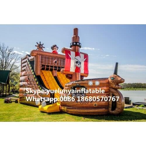 2016 Factory direct sales Inflatable slides,Inflatable castle.Inflatable pirate ship KY-213