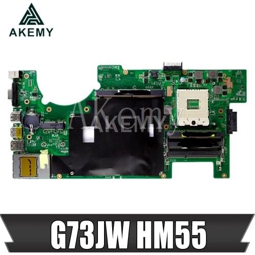 60-N0UMB1200-B01 60-N0UMB1000-D06 G73JW ( 0202A ) HM55 MXMIII Non-integrated Motherboard Logic Board for ASUS G73JW 2D