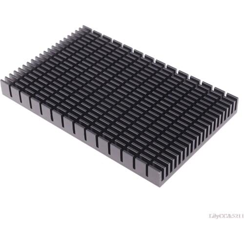 150*93*15MM Heating Panel Heat sink Aluminum Heatsink Plate Black Radiator