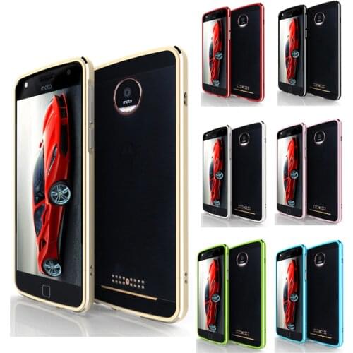 Bumper For Motorola Moto Z Play XT1635 XT1635-3 5.5" Luxury Metal Aluminum Frame Case Cover for Motorola Moto Z Play 5.5" Bumper