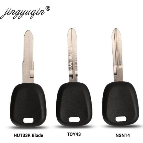 Jingyuqin Replacement Transponder Key Case Shell For Suzuki Swift (can install chip) Car Key Case TOY43 HU133R NSN14