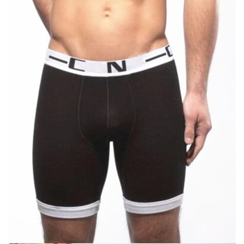 Men long boxer shorts underwears mens cotton boxer shorts mens boxer boards underpants gay man underwears