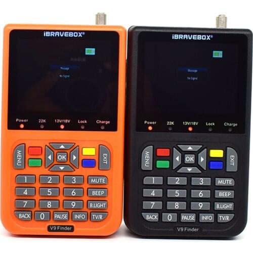 V9 Finder Digital Satellite Finder LCD Satellite Finder Digital Satellite Signal Finder Meter Satellite Meter Finder 3.5 inch