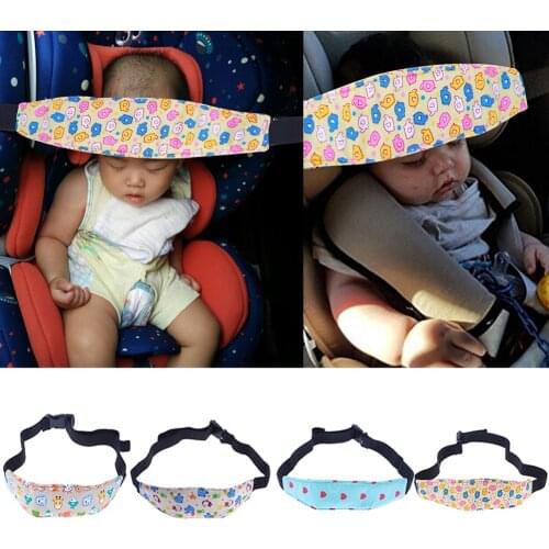Kids Car Pillow Safety Seat Sleep Nap Head Band Child Head Protection Baby Chair Headrest Sleeping Support Holder Belt Accessory