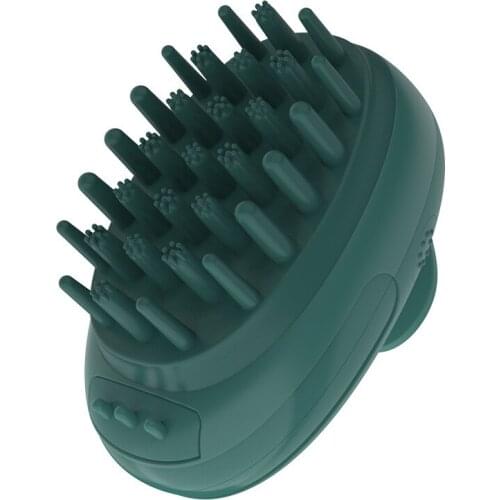 GY Electric Shampoo Brush Silicone Sonic Scalp Care Shampoo Comb Massage Shampoo Brush Remove Dandruff Hair-Washing Comb