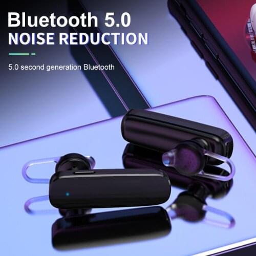 Gaming Headset BMH-55 1Pc Bluetooth Headphone Wireless Stereo Single Ear Earhook Earphone with Microphone