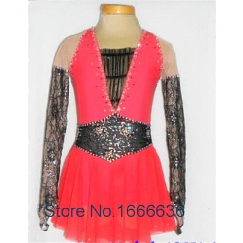 Custom Adult Figure Ice Skating Dresses With Spandex Graceful New Brand Figure Skating Dress For Competition DR2745