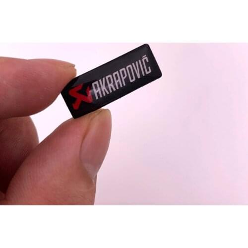 Motorcycle exhaust pipe modification parts sticker small drop glue applique