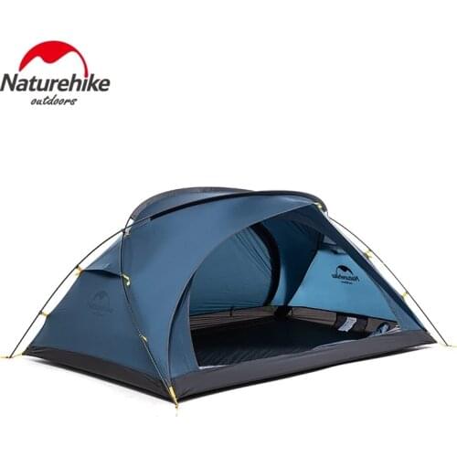 Naturehike Bear-UL2 Ultralight Outdoor Camping Tent Waterproof 2 Persons Double Door Tents 20D Nylon Camp Tent With Free Mat