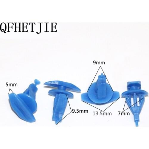 QFHETJIE 200PCS Car doors and Window sealing strip Retainer Auto Fastener Clips Car Clips And Plastic Fasteners Automotive