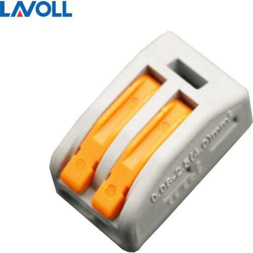 Wire connector china electronics market 2 pin connector terminal block pin connector with Lever 20 pcs/lot