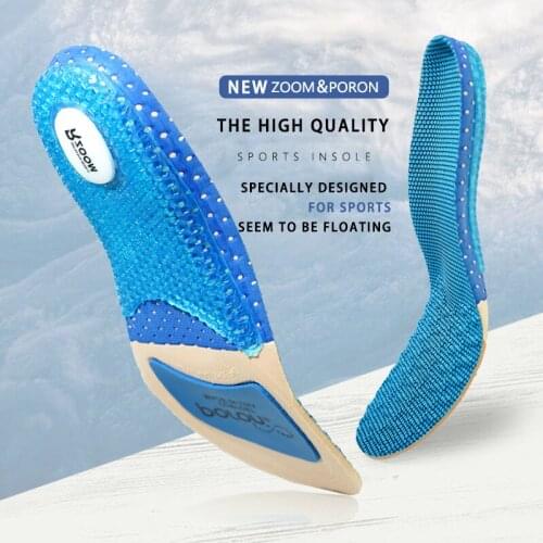 Insole Walking Pad Poron Sports Insoles High Bounce Basketball Football Zoom High Bounce Shock Absorbing Insoles Free Cropping