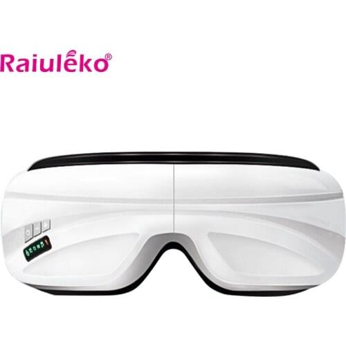 Smart 4D Electric Vibration Eye Massager Wrinkle Fatigue Relieve Hot Compress Therapy Glasses Bluetooth Music Eye Care Device