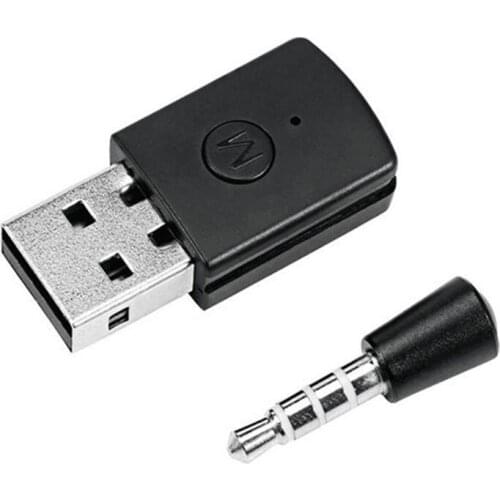 3.5mm Bluetooth 4.0 + EDR USB Bluetooth Dongle Latest Version USB Adapter for PS4 Stable Performance for Bluetooth Headsets