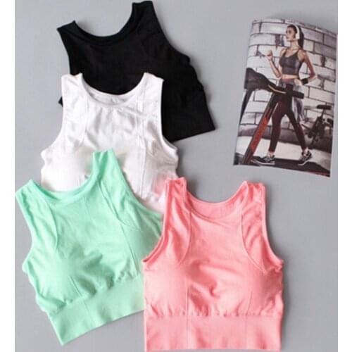 Ladies Sexy Beauty Back Wear no Steel Ring Mesh Vest Activewear High-Strength Shockproof Outdoor Yoga Running Sports Underwear