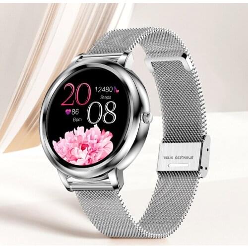 MK20 Womens IP67 Waterproof Smart Watch Heart Rate Blood Pressure Sleep Monitoring Female Watches Bluetooth 5.0 For IOS Android