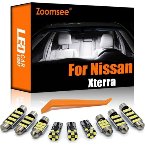 Zoomsee Interior LED For Nissan Xterra 2000-2015 Canbus Vehicle Bulb Indoor Dome Map Reading Trunk Light No Error Auto Lamp Kit