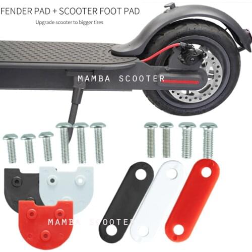 10 Rear Mudguard Spacer Kickstand Spacer for Xiaomi M365 Upgrade 3D Printed Modification for 10 inch M365 Wheel Kit/Foot Support