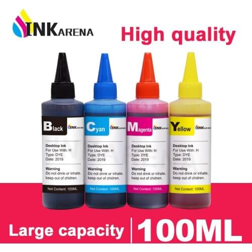100ml 4 Color Dye Ink Refill Kit For HP 178 XL Refillable Cartridge Photosmart C5324 C5370 C5373 C5380 C5383 C5388 Printer