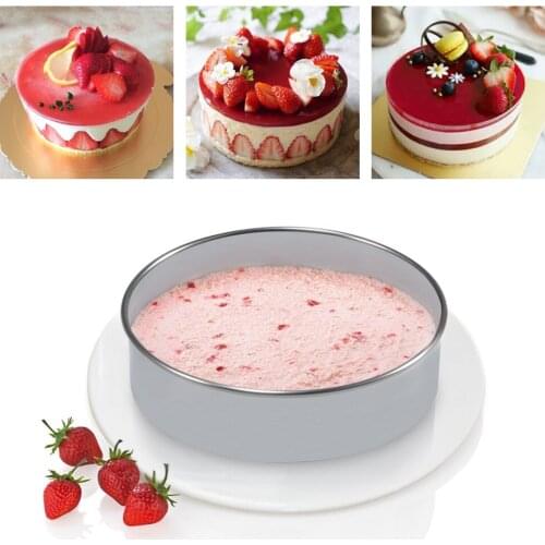 Brand New Multifunction 12pcs High Quality Stainless Steel Round Cookie Biscuit Cutter Bake Metal Ring Molds For Dough Fondant