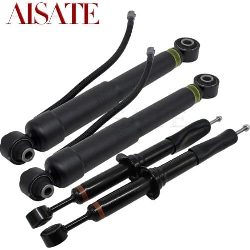 4pcs Front+Rear Air Suspenion Shock for Toyota Sequoia With Sensor 2008-2019 Air Shock Absorber 48530-0C100 48510-34040