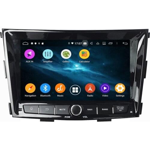 KLYDE 8" Android 9.0 PX6 Car Radio For SsangYong Tivolan 2014 Deckless Multimedia 6 Core 4G+64G DVD Audio Stereo Navigation