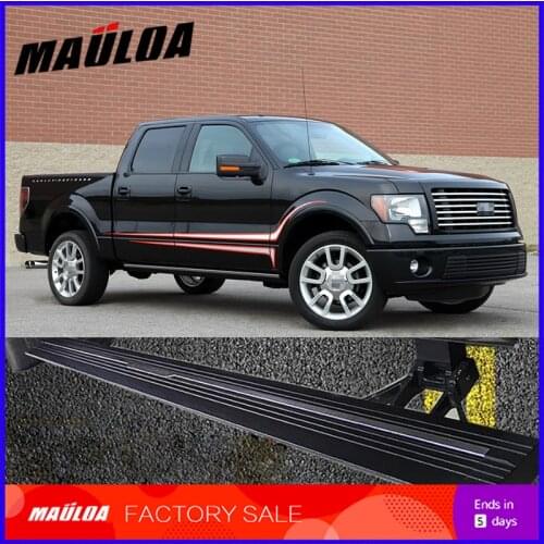 Car Accessories High quality aluminium alloy Automatic scaling Electric pedal side step running board for F150 2011