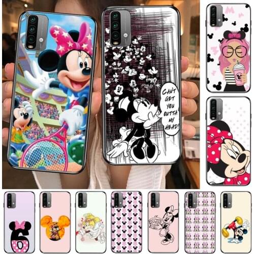 Minnie Mouse Play Phone Case For XiaoMi Redmi 11 lite 9C 8A 7A Pro 10T 5G Anime Cover Mi 10 Ultra Poco M3 X3 NFC 8 SE cover