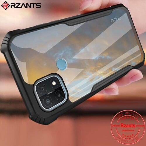 Rzants For OPPO A15 A15S A31 A93 A53 A92 A72 A52 Case Hard [Blade] Shockproof Slim Crystal Clear Cover funda Casing