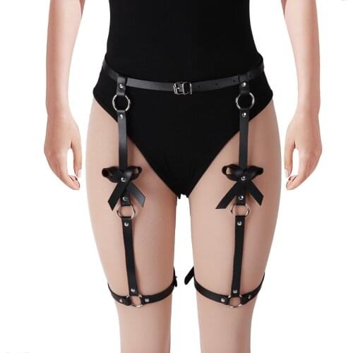 Stockings Gothic Womens Lingerie Sword Belts Sex Costumes Bdsm Bondage Suspender Leather Sexy Harness Garter Body Strap Belt