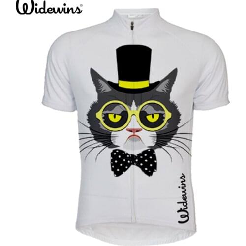 Clever cat and deer new men cycling jersey mtb road jersey blue black short sleeve pro Cycling Clothing ropa ciclismo hombre 582