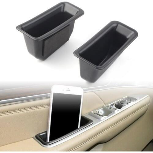 For Ford Explorer 2016-2019 ABS Car Front Door Storage Box Organizer Container Holder 1Pair Left Driver Only