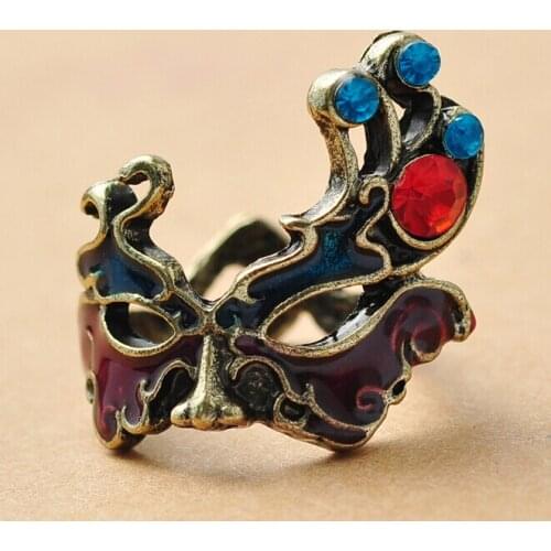 European and American jewelry gothic punk style palace retro ring influx of people