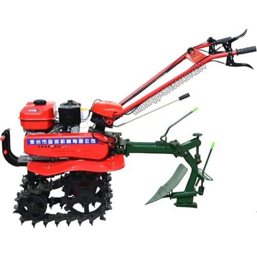 Ditcher/Weeder/Multi-function agricultural machinery reclamation machine/crawler-type household cultivator/rotary tiller