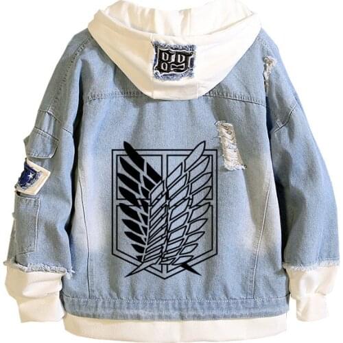 Japan Anime Attack on Titan Coat Cartoon Men Women Fashion Chaqueta Jacket Student