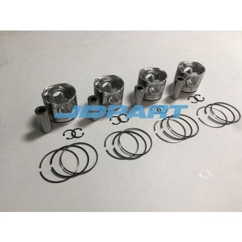 4JK1 piston STD with piston rings STD For isuzu engine