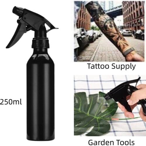 1pcs 250ML Professional Aluminum Tattoo Spray Bottle Algae Tattoo Cleaning Squirt Spray Pigment Soap Bottle Supplies Clearance