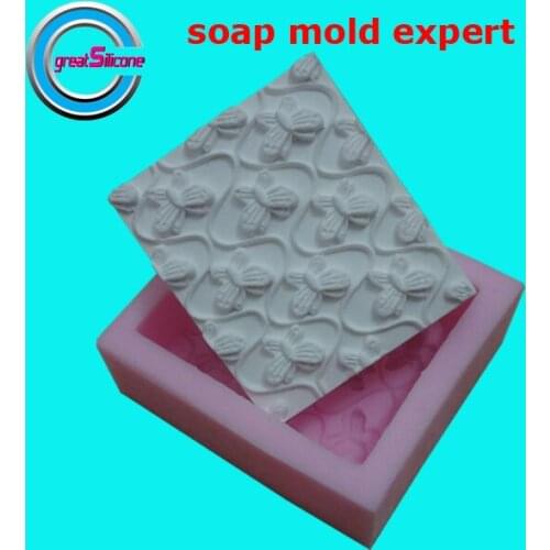 Butterfly Rectangle Bar Soap Molds Food Grade Silicone Mold for Handmade Soap Making