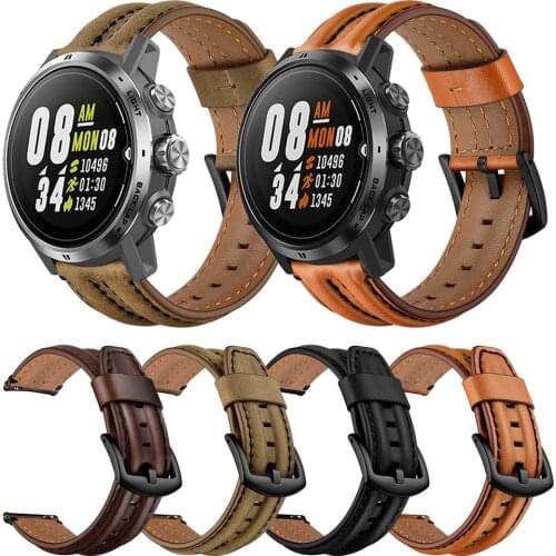 Genuine Leather Watchband For COROS APEX Pro Strap APEX 46mm Smart watch Band WristBand bracelet