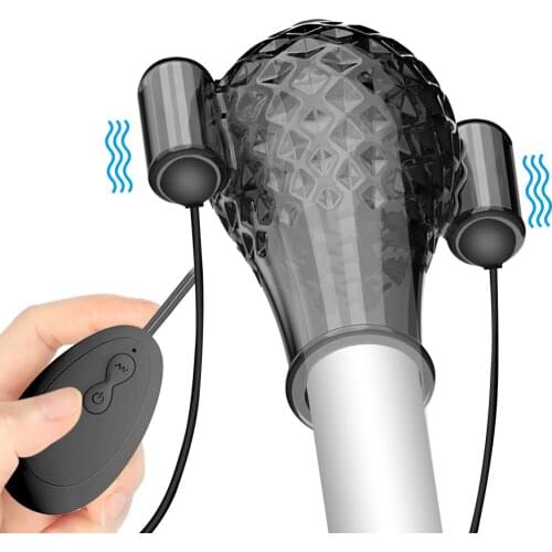 Sex Toys for Men Penis Trainer Glans Bullet Vibrator Penis Enhancement Delay Lasting Glans Trainer Erection Male Masturbation