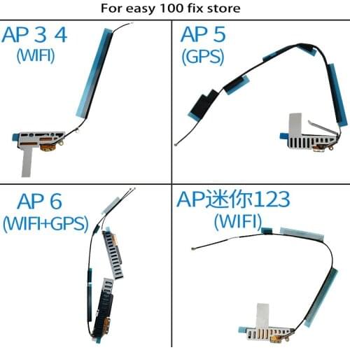 Signal WIFI Wireless WLAN Antenna GPS Flex Cable For Ipad 2 3 4 5 6 Mini 1 2 3 4 Replacement Parts